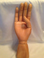 Bendable Free Standing Wooden Hand