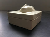 Unique Porcelain Trinket Box with Matching Necklace