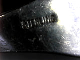 Unusual Sterling Silver Cuff Bracelet