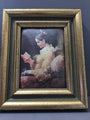 Vintage Reproduction of Young Girl Reading by Jean Honore Fragonard