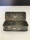 Antique Sterling Silver Vinaigrette Box by Mappin Brothers - Sheffield 1894