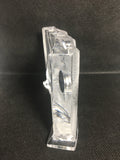 Gorgeous Vintage Lalique Crystal Haulotte Owl Desk Clock