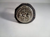Vintage Tam O' Shanter Silver Plated "Acorn" Crochet Coin Purse