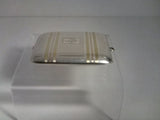 Vintage Sterling Silver 14K Gold Inlaid Vesta/Match Case by Watrous Mfg Co.