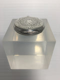Antique Sterling Silver Watch Case w/ Key Wind Swiss Pocket Watch c. 1885