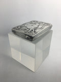 Beautiful Art Nouveau Sterling Silver Matchbook Safe by Webster Co.