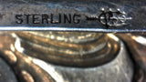 Beautiful Art Nouveau Sterling Silver Matchbook Safe by Webster Co.