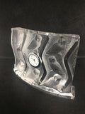Gorgeous Vintage Lalique Crystal Haulotte Owl Desk Clock