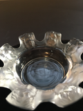 Lalique Frosted Crystal St. Nicholas Trinket Dish/Ashtray