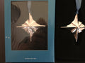 Set of 2 Nambe Star Christmas Ornaments - Todd Myers 2009 Design
