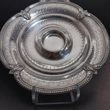 Antique Sterling Silver Inkwell and Holder by Henry Wilkinson & Co. 1874