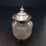 Antique Sterling Silver Inkwell and Holder by Henry Wilkinson & Co. 1874
