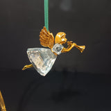 Adorable Swarovski Crystal Memories Angel with Trumpet - 1997