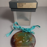 Daum Crystal Christmas Ornament De Noel 1996