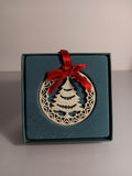 Vintage Lenox Porcelain Yuletide Christmas Ornament 1985