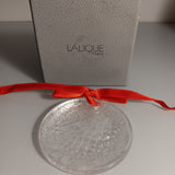 Lalique Crystal Christmas Ornament Noel 2001
