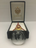 Beautiful Limited Edition Crystal Faberge Christmas Ornament