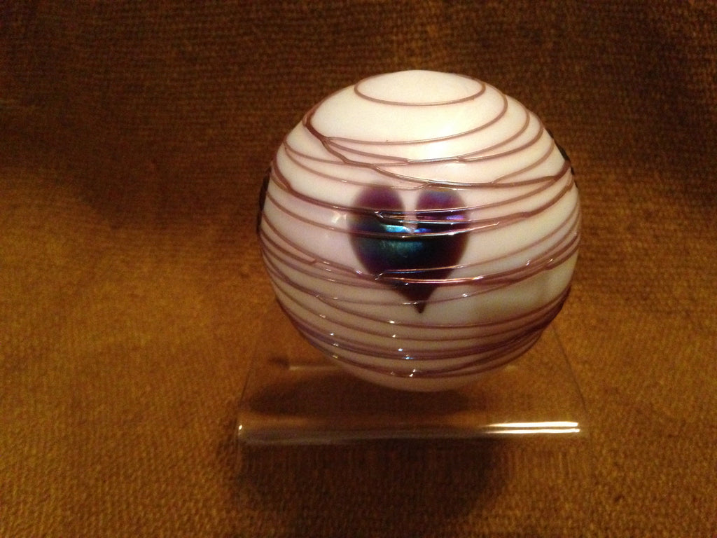 Purple Heart Paperweight Made by Terry Criden
