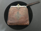 Vintage Jemco Tooled Leather Handbag C. 1920's