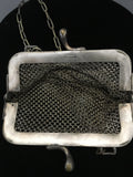 Vintage German Silver Vintage Mesh Purse made by HHC Co.