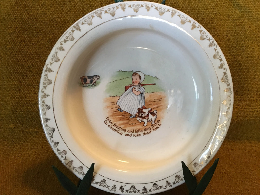 Vintage Holdfast Ceramic Baby Plate/Bowl