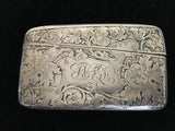 Gorgeous Art Nouveau Curved Reed & Barton Sterling Silver Card Holder