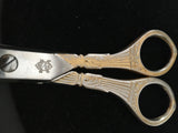 Antique Letter Opener and Scissors w/ Sheath by F. Koeller - Germany