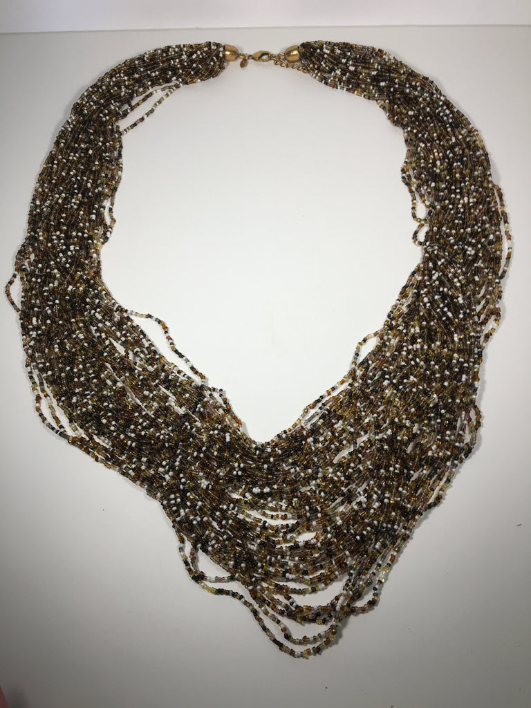 Marvelous Multi-Strand Beaded Necklace