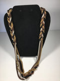 Beautiful Braided Black Rope Mesh Necklace