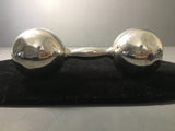 Tiffany & Co. Sterling Silver Baby 5" Dumbbell Rattle