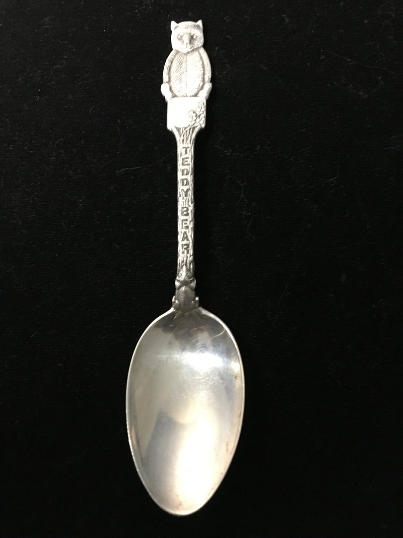 Sterling silver toddler spoon Squirrel