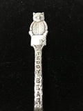 Sterling Silver Baby Spoon with Teddy Bear by Birks