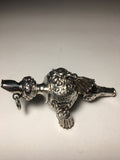 Vintage English Sterling Silver Baby Rattle/Whistle by Crisford & Norris