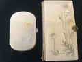 Antique Spanish Communion Book and Matching Coin Purse Set