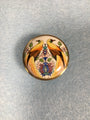 Enamel Trinket Box with Screw Top Made by Staffordshire