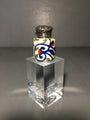 Antique Porcelain and Sterling Silver Scent Bottle by Charles May