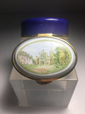 Beautiful Staffordshire Enamel Pill Box of Norwich Cathedral