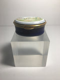 Beautiful Staffordshire Enamel Pill Box of Norwich Cathedral