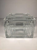 Stunning Cut Glass Crystal Trinket Box