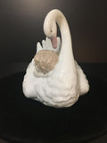 Sweet Vintage Porcelain Swan with Infant