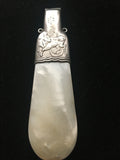 Gorham 1886 Sterling Silver and Mother of Pearl Teething Stick with Whistle