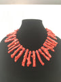 Handcrafted Coral Branch Necklace