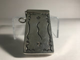 Handcrafted Sterling Silver Case w/ Arizona Turquoise Stone by Artist Tom DeWitt