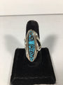 Wonderful Cloud Mountain Turquoise and Sterling Silver Ring