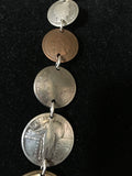 Awesome US Coin Necklace w/ 1890 Morgan Silver Dollar Centerpiece