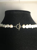 Handmade Mother of Pearl and Freshwater Pearl Necklace
