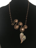 Gorgeous Copper Heart Themed Necklace by Lisa Liddy