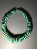 Awesome Ma'anshan Turquoise Necklace w/ Sterling Silver Clasp