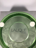 Remarkable Lalique Bougeoir Sylphide Vert Clair Bowl