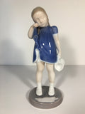 Sweet Figurine Titled  " Spilt Milk" by Bing & Grondahl c. 1950's
